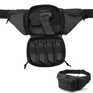 Outdoor Tactical Waist Bag Holster Travel Cycling Fishing Storage Bag Shoulder Waist Bag Military Camping Hiking Bag X712+D