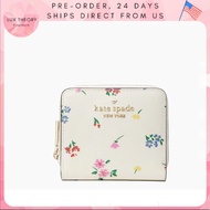 Pre-order: Kate Spade Staci Garden Bouquet Boxed Small Bifold Wallet KB531