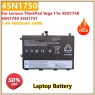 For Lenovo ThinkPad Yoga 11e 45N1748 45N1749 Replacement Laptop Battery 45N1750 45N1751 7.4V 4600mAh