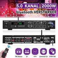 220V 2000W HIFI AV628BT Power Amplifier Audio Subwoofer HiFi Stereo Digital Surround Sound Home Karaoke Powerful Cinema