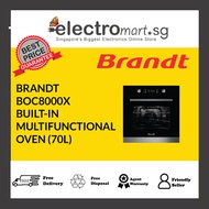 BOC8000X BUILT-IN MULTIFUNCTIONAL OVEN (70L) brandt