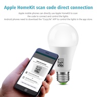Tuya Smart Lifehomekit Smart Wifi หลอดไฟ LED E14 GU10 E27 RGBW Smart Home ทำงานร่วมกับ Siri Alexa Home