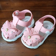 YLJ 2588 children's butterfly and ribbon sandals