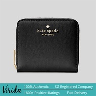 KATE SPADE Staci Small Zip Around Wallet Black KG035