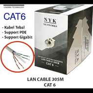 Lan Cable UTP CAT 6 NYK 305M High Quality Cable LAN CAT6 305 Meters