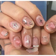 Real Gel Nails Cute y2k Work Light Pink ️