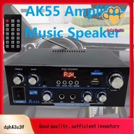 AK55 110-240V Car Amplifier 900W Max Power 2.0 Channel Rated 70W+70W  Audio Hifi AMP Music Player EU