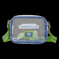 🆕 #美國代購 US🇺🇸 📦訂購 美國代購 Loungefly NBA Minnesota Timberwolves Clear Crossbody Stadium Bag 明尼蘇達木狼 斜背包 《下