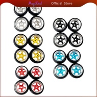 [MagiDeal] 4x Car Rubber Tyre Hard Anodized Wheel Rims Wheel Set for K969 K989 P929 28 High Car