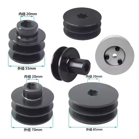 V Belt Pulley For gasoline engine 168F 170F 188F 190F GX110 GX120 GX160 GX200 GX390 7HP micro tillag