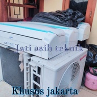 AC SECOND ORIGINAL 1/2PK+PASANG INDOOR+OUTDOOR SHARP SAMSUNG PANASONIC