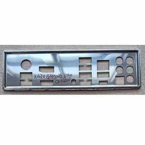 IO I/O Shield Back Plate BackPlate BackPlates Blende Bracket Stainless Steel For MSI X470 GAMING PRO