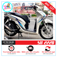 TEM XE SH 2020 SH 150I TEM RỜI SH 2020 CHỈ TRẮNG XANH AMG