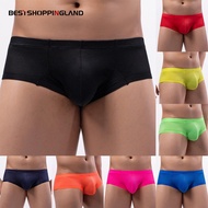 【BESTSHOPPING】Briefs Men Mens Brief Soft Solid Trunks U Convex Underwear Bikini Thong
