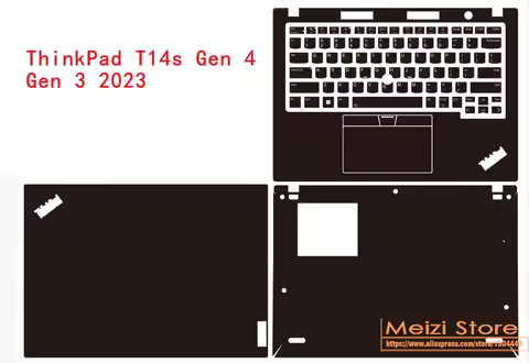 Full Body Laptop Vinyl Decal Cover Sticker skin protector For Lenovo ThinkPad T14s Gen 6 / T14s Gen 