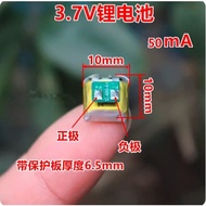 1 piece 3.7V LiPo 651010 50mAh Battery (Lithium Polymer) Batteri for MP3 Bluetooth Recorder MP4 GPS 