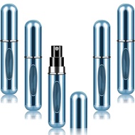 5PCS 5ml Portable Mini Refillable Perfume Bottle Spray Scent Pump Empty Cosmetic Container Atomizer 