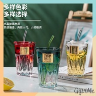 3 IN 1 Creative Design 420ml Diamond Pipette Cup Tableware Cup with Cover & Straw Coffee Cup Office 