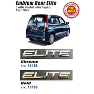 Emblem ELITE Gold /Chrome (with double tape )