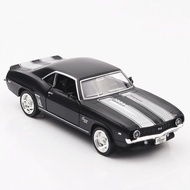 1:36 Alloy Car Toy American muscle car for Chevrolet Camero 1969 simulation car pull back Gift Door Open with Box