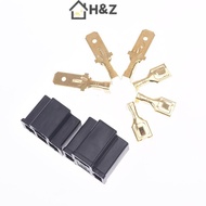 H&Z 1pc 3pin h4 car connector plug h4 auto holder plug 7.8mm lamp plug bulb socket