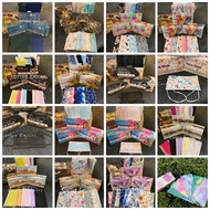 Promosi Exclusive 50pcs Mask 3ply Face Mask Hijab Mask Head Loop Headloop Mask Adult FaceMask Printe