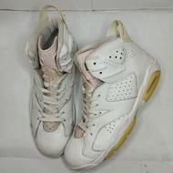 TERLARIS NIKE AJ RETRO 6 MID HIGH GMP OLYMPIC MOMENTS TRIPLE WHITE ORIGINAL AUTHENTIC 100% FULL PUTI