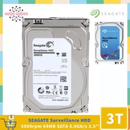 SEAGATE SkyHawk 3.5 HDD 3TB（ST3000VX006）5900rpm 64MB SATA 6Gb/s