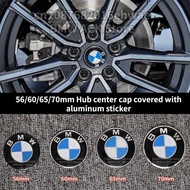 56mm 60mm 65mm 70mm Suitable for BMW Car Wheel Hub Center Cap Aluminum Sticker F30 E46 E39 F10 E87 E