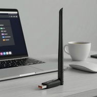 Vention AX900 USB WiFi 6E & Bluetooth 5.x Adapter for Desktop Vention AX900 Penyesuai WiFi 6E & Blue