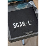SCAR L Gel Blaster Model Wording Letter Sticker Wall Mount DIY Custom DIsplay Collection Hand Crafted