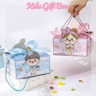 Cute Lovely Boy/girl gift box fullmoon birthday party door gift school gift box