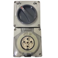 SCHNEIDER ELECTRIC 500V 16AMP 5PIN COMBINATION SWITCH SOCKET S56C516