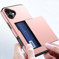 iphone 17 pro case iphone 17 plus casing Foreign Trade IP16e Phone Case Slide Cover Card Apple 17 Sh