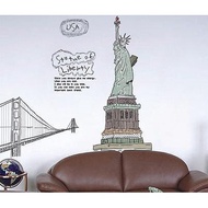 Statue of Liberty AY807 (90x60) - Wall Sticker / Wall Sticker