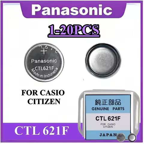 New Original Panaspnic CTL621 CTL621F battery ctl621f ctl621 Photokinetic Rechargeable Battery Solar