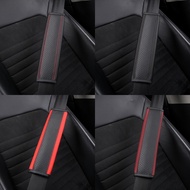 Perodua Seat Belt Cover For Perodua Viva Kembara Ativa Kancil Bezza Axia Alza Aruz Myvi Kelisa Kenari ​Accessories Carbon Fiber Style Car Safety Seat Belt Cover