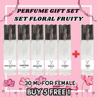 GIFT SET PERFUME RAMADHAN & RAYA !!! Minyak Wangi Set  Perempuan Borong 5 in 1 High Quality Edp Best