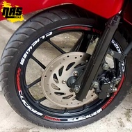♞,♘,♙HONDA CLICK 125i Mags Sticker Decals sa Rim Gulong for Motorcycle click 125i 150