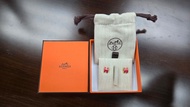 全新 意大利官網正貨 Hermes mini pop H 玫紅色耳環