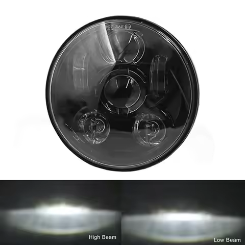 For Indian Scout Bobber / Scout-Sixty 1130 / Sportster XL 883 1200 5.75 5-3/4 inch Motorcycle LED He