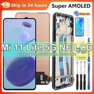 6.55" Mi 11 Lite NE 5G Display Screen, For Xiaomi 11 Lite 5G NE 2109119DG LCD Display Touch Screen W