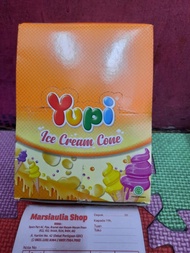 Yupi Ice Cream Cone Permen Jelly Es Krim Box Kotak - Isi 24 pcs