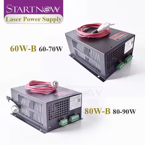 Startnow 60W-B/80W-B CO2 Laser Power Supply With 110V 220V High Voltage With Network Port for CO2 La