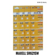 KARUNIA JAM - MAXELL 364 SR621SW ORIGINAL BATTERY - MAXELL SR621 621 PRICE PER SHEET