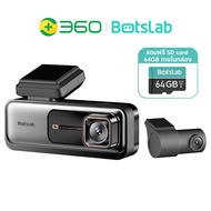 360 Botslab กล้องติดรถยนต์ รุ่น G980H Pro ล้องติดรถยนต์อัจฉริยะ ทั้งกล้องหน้าและกล้องหลัง ตรวจจับและ