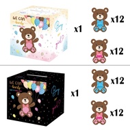 Sweet Gender Reveal Games for Guests Baby Shower Reveal Games Gender Voting Box