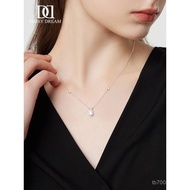 Kalung Mewah Ringan Choker Berlian Berkilauan 999 Baru Wanita 2025 Titisan Air High-end Jualan Panas