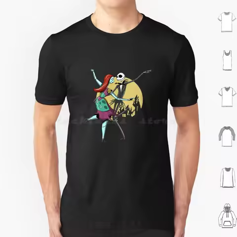 Nightmare La Land T Shirt 6xl Cotton Cool Tee Tim Burton Halloween Jack Christmas Nightmare Sally Bu