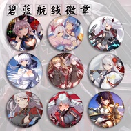 Anime Badge Azur Lane Azur Lane Tinplate Badge Brooch Pendant